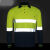 SF 反光速干polo衫T恤长袖道路工作服管理人员反光衣交通安全背心 S