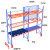 时通重型货架仓储加厚横梁式托盘货架可定制仓库储物架副架L1300内*D1000*H3225mm2层1.8t/层