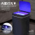 蓓尔蓝 智能垃圾桶 14L 带盖感应式酒店客房卫生间自动开盖电动垃圾筒 纯白色电池款
