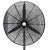 海斯迪克 HKL-1077 应急防暑风扇 工业商用风扇 强力电风扇 挂壁款 铝叶 650型(3m电线)