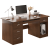 第一森林电脑桌家用书桌台式学生学习桌书房写字桌卧室办公工作台桌子 店长推荐升级款 原野橡木色120cm