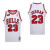 MITCHELL & NESS 复古球衣 AU球员版 NBA公牛队乔帮主97-98赛季 MN篮球服 白色 XL