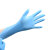 尚和手套（SHOWA）一次性丁腈手套无粉防滑麻指加厚防水耐油实验检查 蓝色886/M/100只