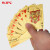 望京扑克（Wangjing Poker） 土豪金扑克牌磨砂PVC塑料防水耐磨金箔塑料娱乐收藏魔术道具 金色拉斯维加斯