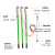 JDX-WS高压接地线10kv35kv110kv户外携带型短路接地线猴头螺旋压 1.5米棒+2米*3+15米