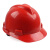 梅思安10146463标准型PE湖蓝色安全帽一指键帽衬针织布吸汗带D型下颌带