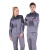 斯卡地尔（Scotoria）夏季工作服套装 分体式长袖工装舒适高棉 CVC1401双灰色 1套2XL码
