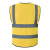 9F口袋款反光背心交通环卫施工马甲安全反光衣可印字定制 金黄色
