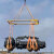 吊装网兜圆管吊梁8米30T起重吊索具汽车吊具DZWD-8m
