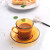 DURALEX 多莱斯 欧式玻璃泡面碗汤碗饭碗微波炉专用沙拉碗水果餐盘碟餐具 咖啡杯【杯碟套装】