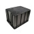 冰禹 BY-3036 防静电周转箱黑色塑料收纳箱 电子元件盒 物料盒零件盒 480*355*170无盖