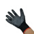 者也浸胶黑色丁腈手套浸胶劳保手套夏季透气耐磨防滑耐油工作手套 12双  黑色