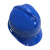 黄山 安全帽工地 国标领导安全头盔透气V型ABS建筑施工HS-05X 红色 1顶