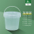 级塑料桶带盖冰激凌桶小水桶密封桶海蜇包装桶1L2工业级定制 2L透明-加厚2个装