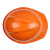 梅思安10172514 V-Gard500PE豪华型安全帽橙色PE带透气孔帽壳 超爱戴帽衬针织布吸汗带 D型下颏带 5顶起订