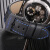 孔雀（PEACOCK）开创者陀飞轮机芯手表机械表男表国表男士腕表半镂空碳纤维表壳 蓝色