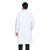 劳博士 TZ012 白大褂 工作服学校化学实验室服护士服药店食品厂工装白色 男2XL纽扣袖
