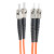 ST-ST多模双芯光纤跳线  5/10/20/25/50米尾纤62.5/125光钎线 多模双芯ST-ST 25m