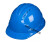 国标工地安全帽透气加厚建筑工程电工施工头帽领导头盔男定做印字 进口原料三筋透气 蓝色