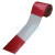 定制适用钢管免漆贴纸红白相间40厘米施工外架警示带反光膜竖纹贴 纹贴 红色