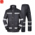 谋福CNMF反光分体执勤雨衣雨裤服装套装（藏青经典款JD01 XL170）可定制