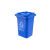 德航永汇 环卫街道塑料小区物业垃圾桶 无轮 单位：个 蓝色 DH-50L470*420*636单桶高度540 7天