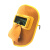 自动变光焊帽头戴电焊面罩牛皮眼镜焊接焊工面罩防护氩弧焊接 欧标面罩一套送8片保护片