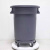探福TANFU(白云圆形垃圾桶80L+ 物业垃圾袋不带底座）带盖带轮超大容量塑料储水桶厨房户外商用机床备件P1805