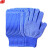 漂白棉纱点珠点胶手套 防滑耐磨PVC点塑手套 蓝色 1打12付