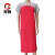 厚创 防水防油工业级耐酸碱围裙 食用品加工 反穿衣加厚65丝围裙 红色