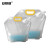 安赛瑞 手提式自立吸嘴袋（10个装）实验室液体袋透明包装袋 试剂袋中药袋 密封塑料打包袋 5L斜嘴 601015