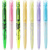 日本百乐（PILOT）彩色可擦荧光笔SW-FL 摩磨擦浅色水彩可擦笔斜头标记笔 荧光3色套装(粉黄绿)