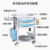 康而普医用小推车abs治疗车加厚医院置物架多功能移动手推车医疗器械台手术仪器车护理换药推车工具车 钢塑二层大号双抽屉【颜色备注】