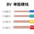 国标阻燃铜芯单股线单芯线BV1.5/2.5/4/6平方铜芯线家装阻燃硬线 铜电线2.5平方(50米)-双色 (地