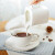 陶瓷奶盅 浓缩咖啡小奶缸加奶杯牛奶壶糖盅奶罐 西式西餐餐具 欧式-中号款