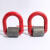 焊接吊环 焊接d型环 吊耳焊接G80模锻高强度合金钢起重吊环吊具 1.12吨