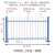 锌钢护栏小区工厂围墙铁栅栏组装式围栏庭院铁艺栏杆烤漆防锈栏杆 中厚款1.2米高二横梁