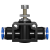 YFGPH 蓝色气动气管节流阀LSA-10插直径10mm管快插快速接头管道节流阀流量可调节阀门