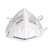 3M 9002折叠头戴式防尘口罩（双片包装）防雾霾工业粉尘口罩 50个/盒 1盒 白色 均码