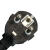 欧标VDE电源线铜0.75/1/1.5/2.5平方1.8米3米欧规电源线插头线 黑色 剥皮镀锡  3x15平方 1.5m
