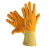 威特仕10-2327 驯鹿王鹿二层皮中袖款手感宝氩弧焊TIG手套 金黄色(1对) XL 