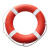 英耐特 成人儿童救生圈实心船用救生浮圈加厚实心塑料救生圈内河公海救生专用 2.5公斤 成人圈