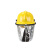 登月 02款消防头盔 消防灭火事故救援头盔 消防防护头盔带可拆卸阻燃披肩