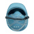 轻型PE防撞帽 透气轻便型安全帽车间轻薄防撞帽可印刷工厂车间帽 蓝色（重量约220克）