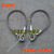 镀锌钢绳索具/钢丝绳加套环吊具压制镀锌钢丝绳吊具12MM*1米-11米 12mm5米