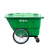 庄太太 【绿色】400L环卫垃圾车手推车小区物业保洁清运车移动垃圾桶三轮环卫车体