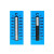希万辉 实验室温度测试纸温度贴纸热敏感温纸温度标签条 8格C,116-154℃