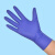 【M钻蓝加厚款橡胶100只】一次性乳胶手套加厚耐磨餐饮防水丁晴橡胶胶皮手套