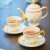 玛戈隆特 茶具咖啡具套装茶壶国瓷骨瓷整套茶咖具礼盒黄金珐琅彩2人份6头