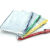 晨光（M&G） 防水网格拉链袋 彩色资料袋文件袋pvc网格网纹袋票据资料袋学生试卷袋 B5(280*220mm)-ADM94507 12个/包
